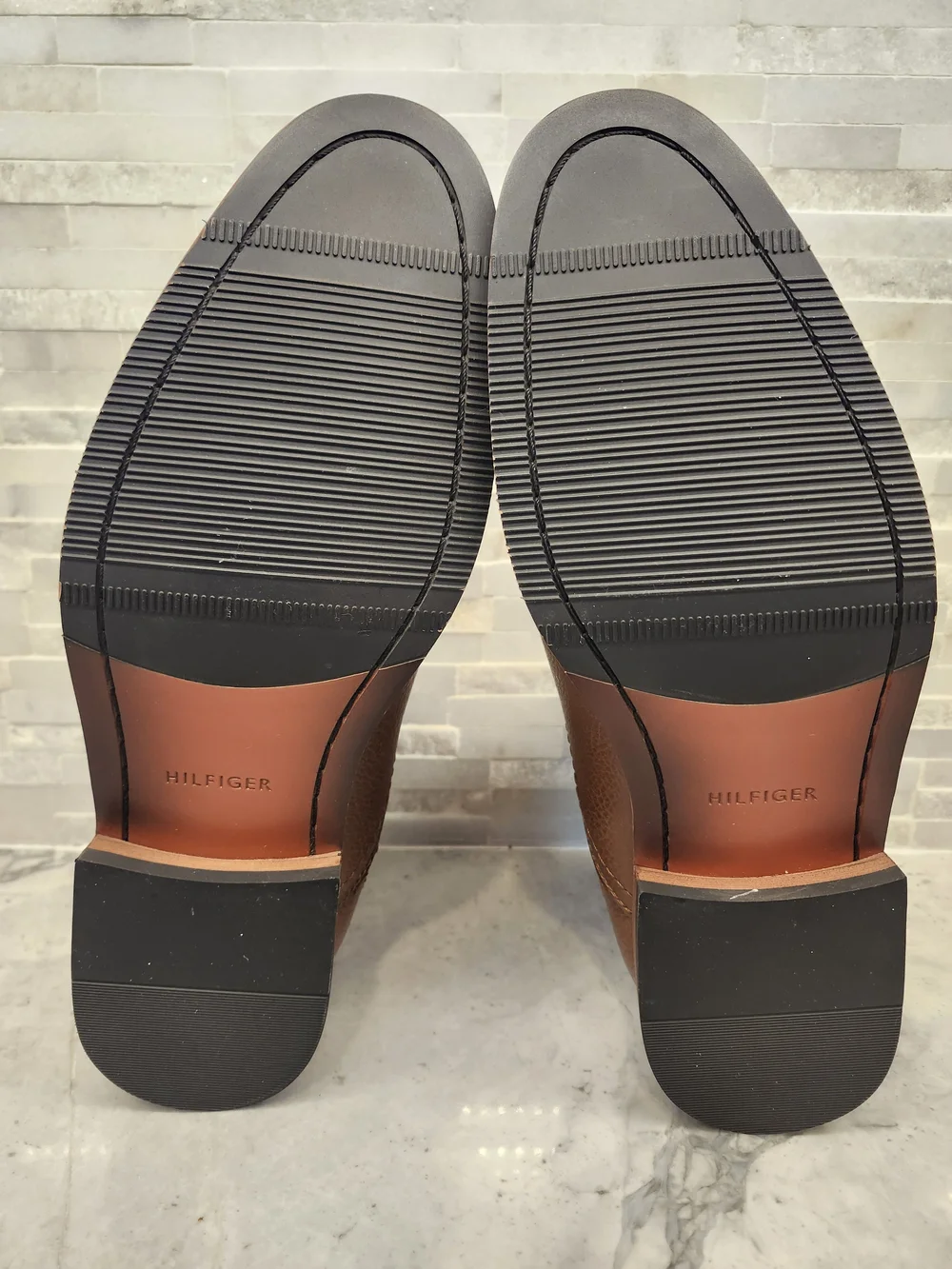 Tommy Hilfiger Berton Chelsea Boots Brown Men's Size 8 NWOB